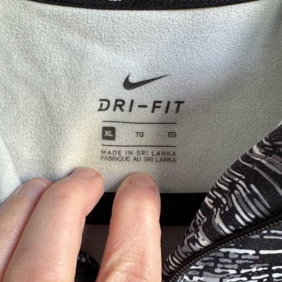 Nike women's Black and Gray Zip-Up Sweater - Picture 2 of 3